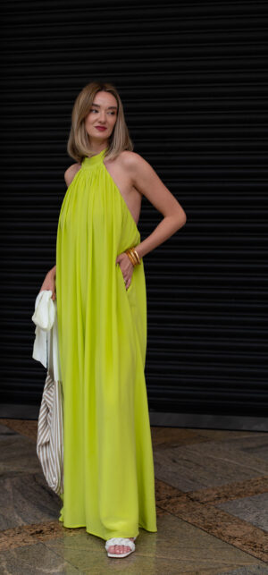 NEW EDITION LIME JUMPSUIT